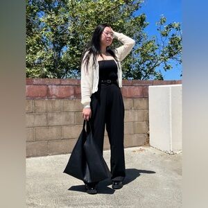 NWT Uniqlo Mesh V-Neck White Short Cardigan